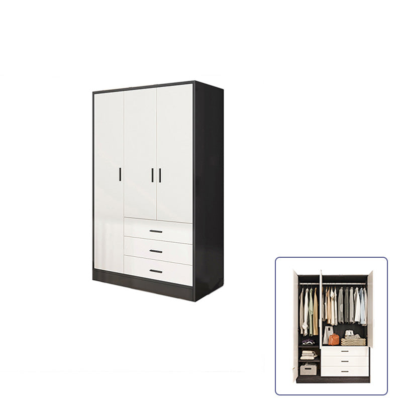 Rectangular Wardrobe Cabinet Modern Simple Wooden Wardrobe Closet