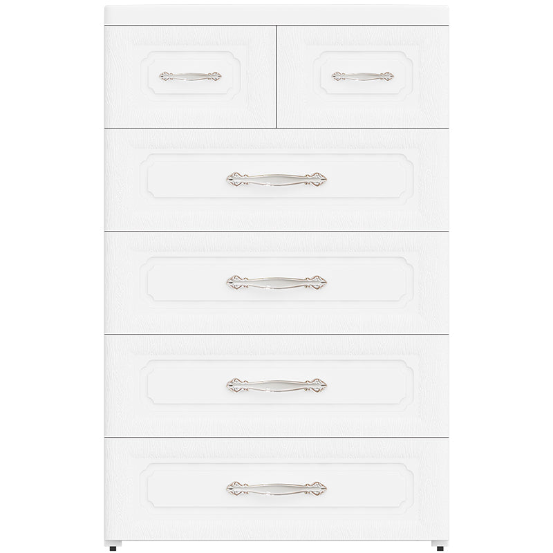 Scandinavian Vertical Kids Nightstand 5/6 Drawers Plastic Nursery Dresser for Bedroom