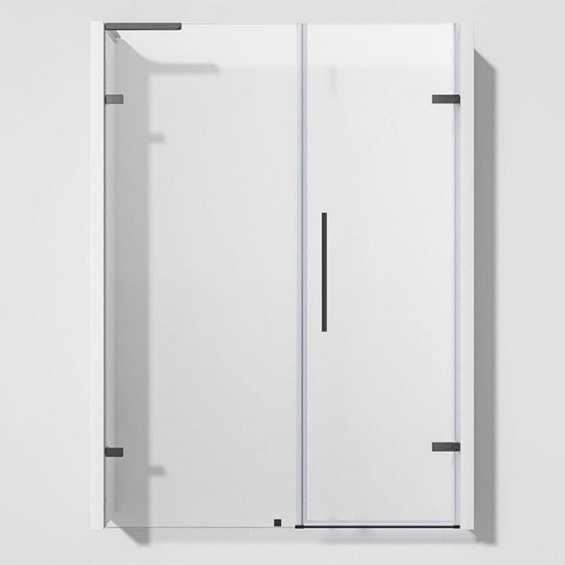 Frameless Hinged Shower Bath Door Transparent Glass Shower Screen