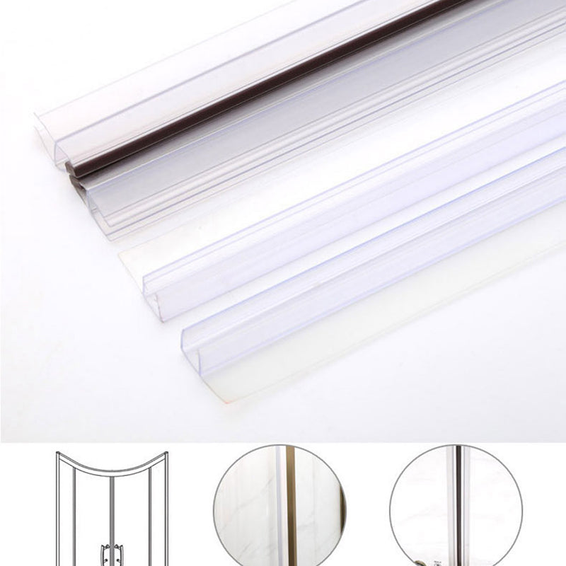 Clear Tempered Glass Shower Stall Round Shower Enclosure on Corner