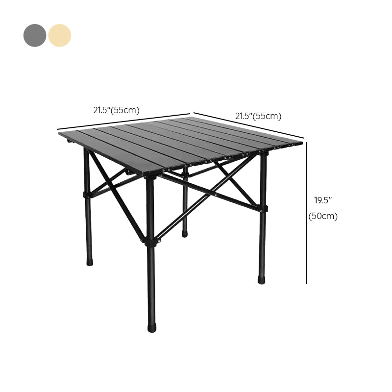 Industrial Outdoor Camping Table Aluminum Removable Patio Table