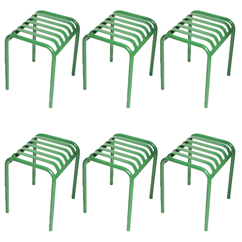 Industrial Outdoors Dining Chairs Metal Stacking Outdoor Bistro Chairs