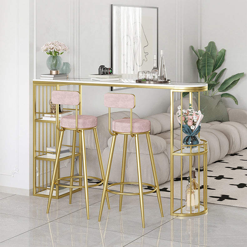 Modern Bar Table Set 1/2/3 Pcs Stone Specialty Pub Set for Living Room