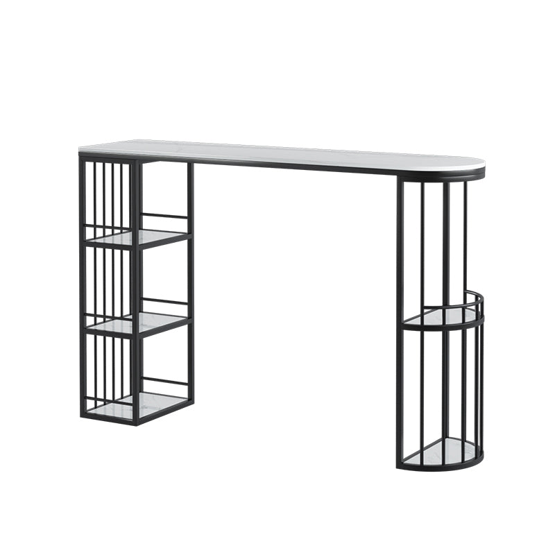 Modern Bar Table Set 1/2/3 Pcs Stone Specialty Pub Set for Living Room