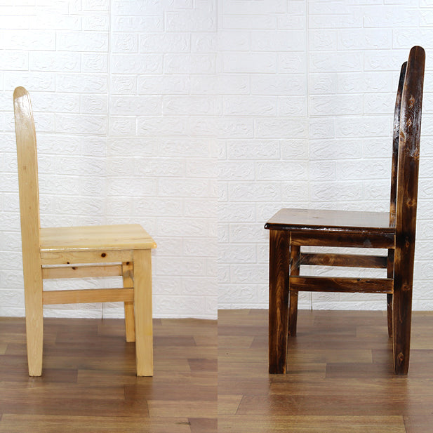 Ladder Back Side Chair Solid Wood Dining Chair for Dining Room
