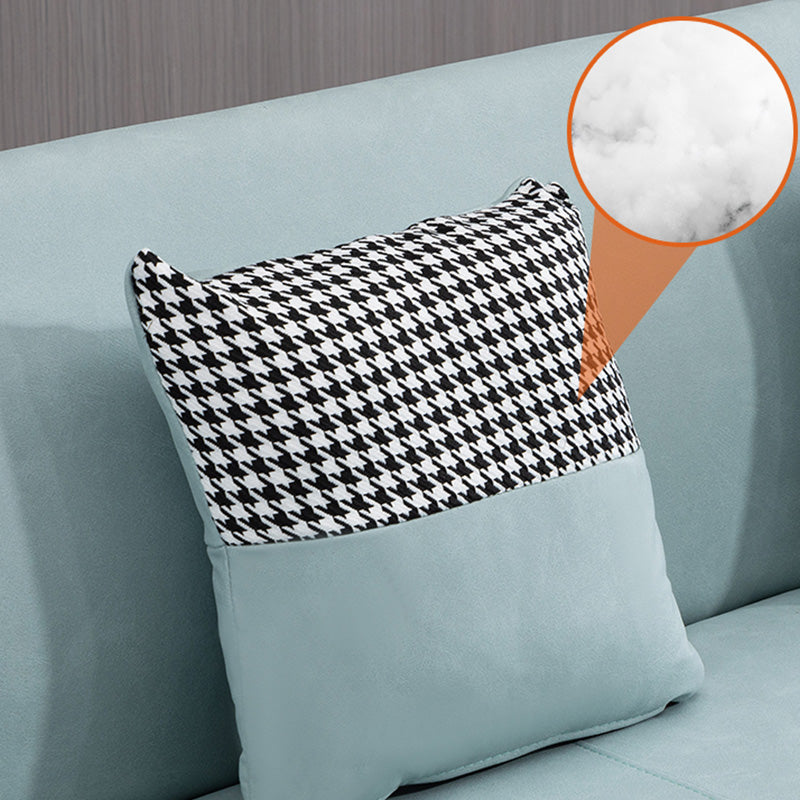 25.59" Wide Faux Leather Loveseat Square Arm Sofa for Living Room