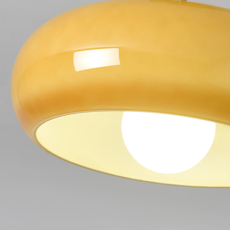 Contemporary Glass Shaded Ceiling Light Golden Flush Mount Lighting for Foyer