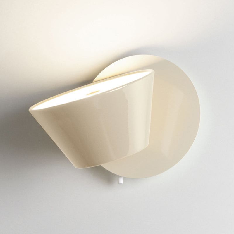 1 Light Geometric Wall Mounted Lamp Contemporary Metal Wall Lighting Idea