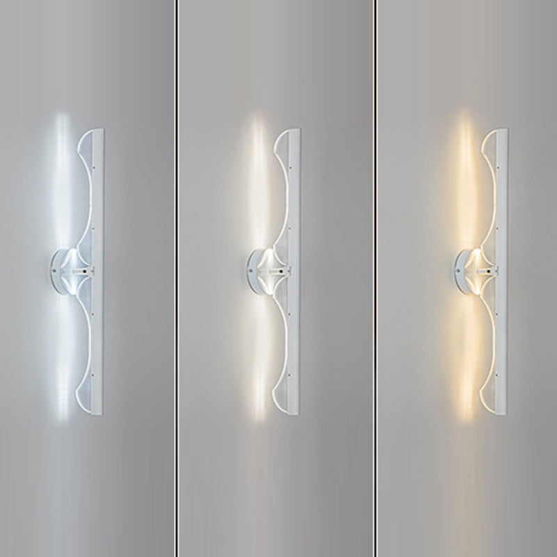 1 Light Linear Wall Mounted Lamp Contemporary Metal Wall Lighting Ideas