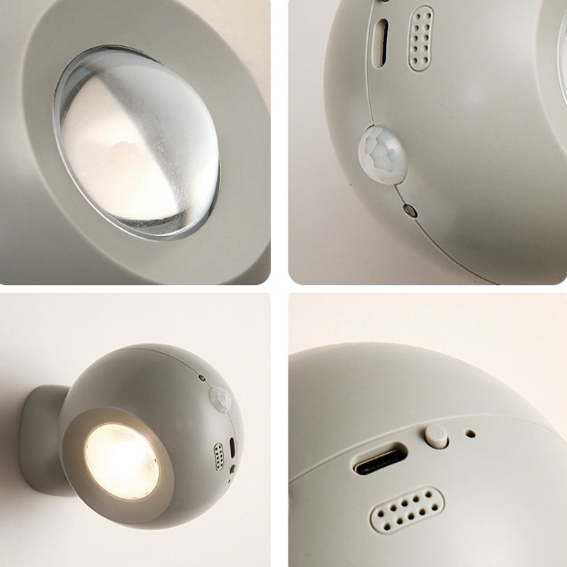 Modernism Single Polished Wall Mounted Sconce Metal Wall Light for Bedroom