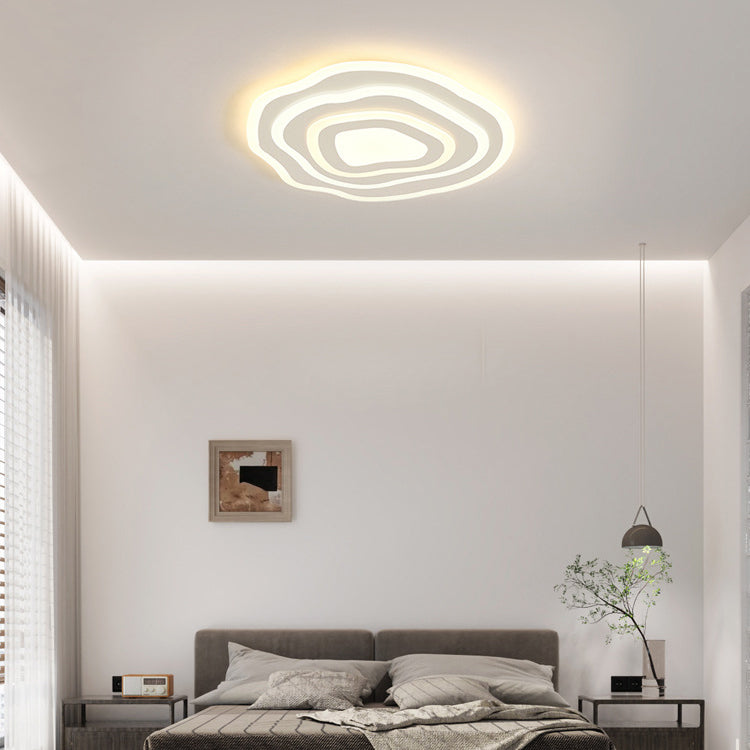 Modern Unique Shape Flush Mount Ceiling Fixture 4 Light Flush Ceiling Light