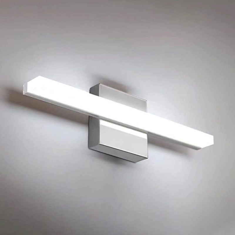 Linear Shape Metal Vanity Lamp Modern Style 1 Light Vanity Light Fixture