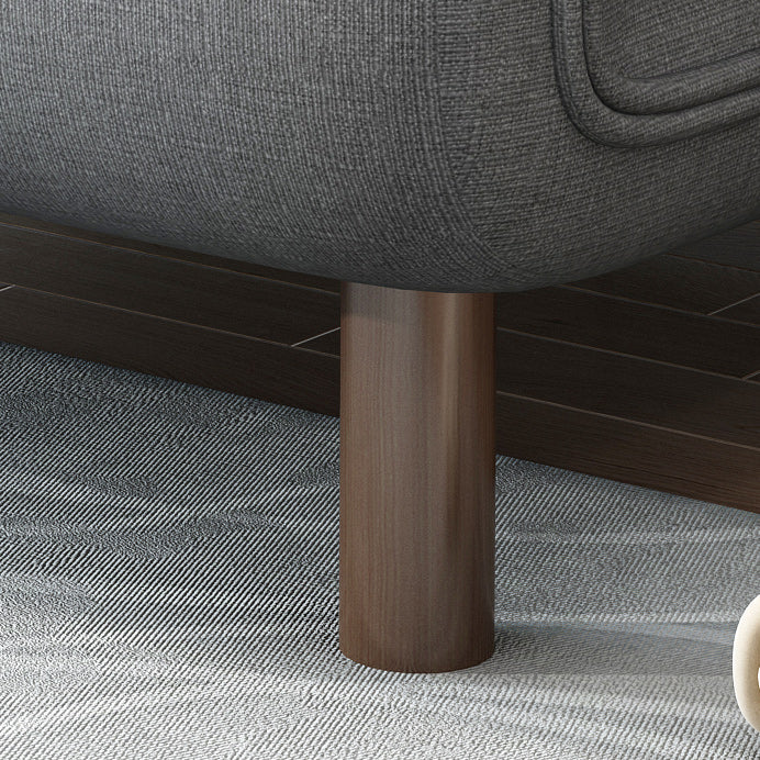 Scandinavian Pillow Included Futon Frame Square Arms Convertible Sofas