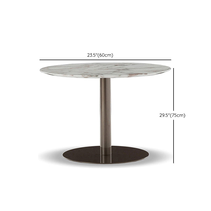 Modern Geometric Courtyard Table Stainless Steel Outdoor Table