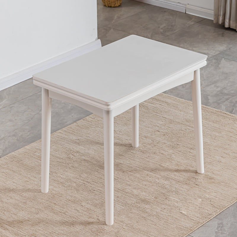 Extendable Dining Table Rectangle Table for Kitchen Dining Room