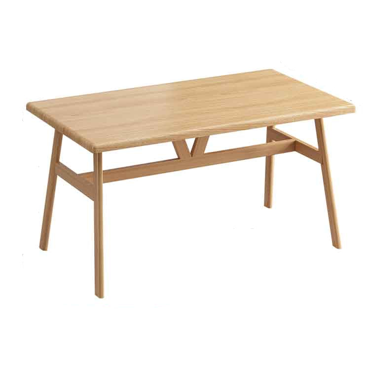 Trestle Base Dining Table Rectangle Table for Kitchen Dining Room