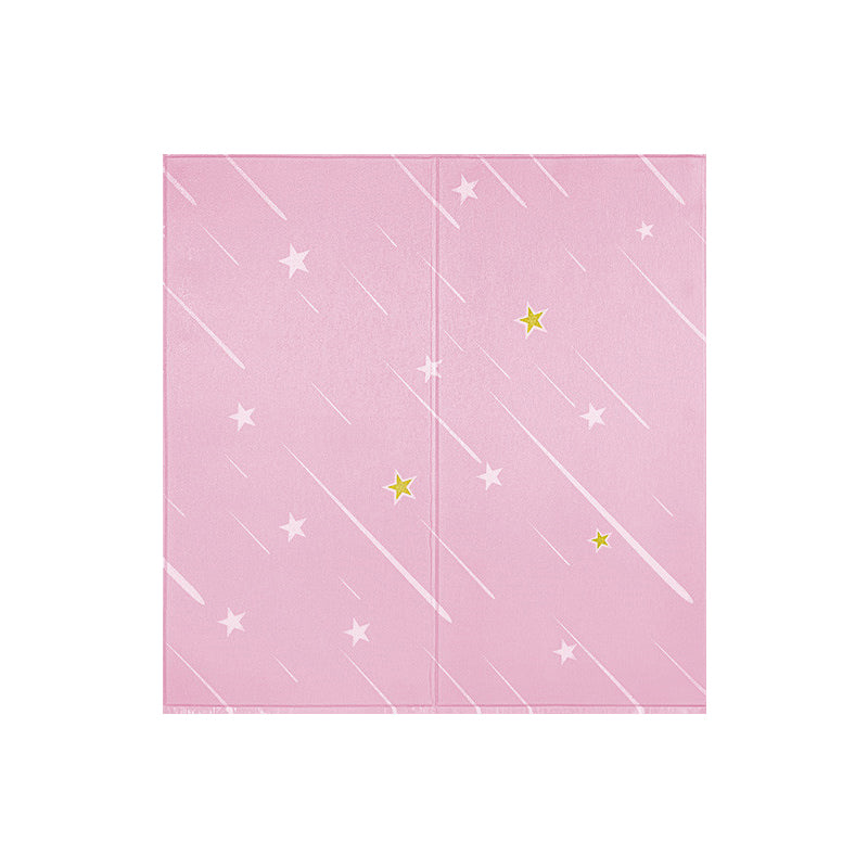 Contemporary Wall Ceiling Cartoon Print Peel and Stick Waterproof Wall Panel