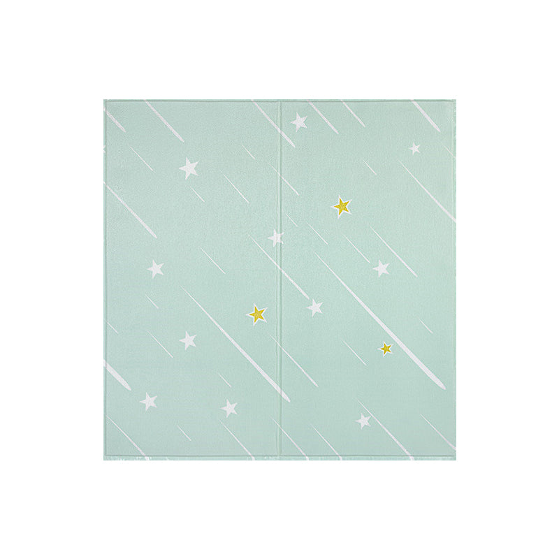 Contemporary Wall Ceiling Cartoon Print Peel and Stick Waterproof Wall Panel