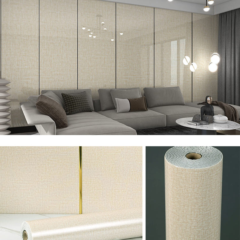 Basic Wall Tile Solid Color Peel and Stick Backsplash Panels for Living Room