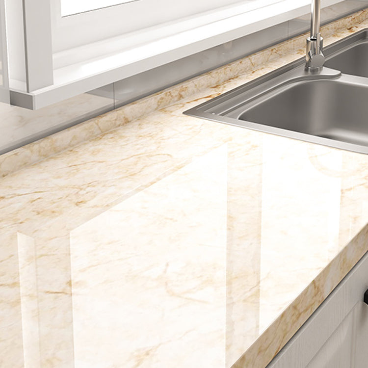 Modern Peel & Stick Field Tile Plastic Wallpaper for Kitchen Backsplash