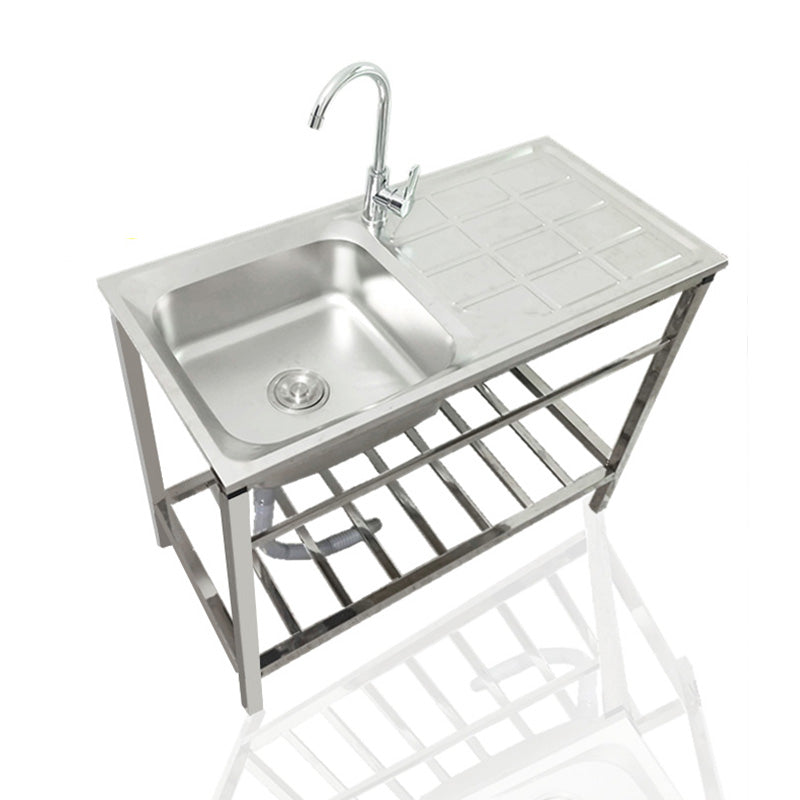 Kitchen Sink Stainless Steel Drop-In Rectangle All-in-one Kitchen Sink