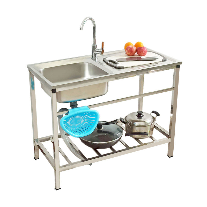 Kitchen Sink Stainless Steel Drop-In Rectangle All-in-one Kitchen Sink