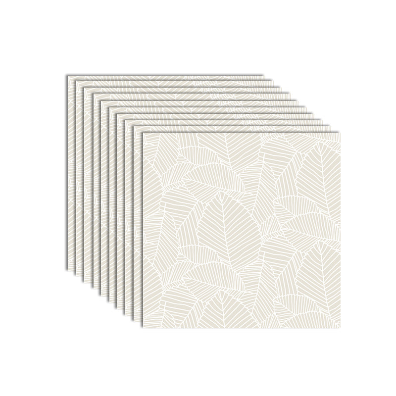 Square Tile Peel and Stick Tile Pvc Kitchen and Bathroom Backsplash Peel and Stick Tiles