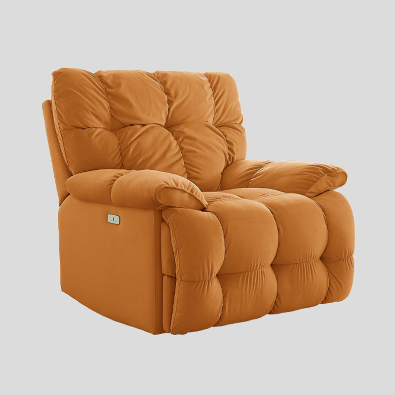 Contemporary Standard Recliner Solid Color Indoor Swivel Rocker Reclining
