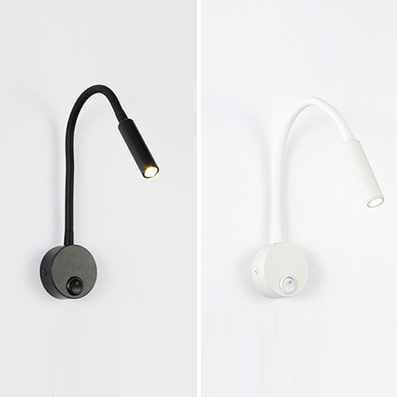 Metal Armed Wall Light Sconce Simplicity 1 Light Wall Mounted Lamp