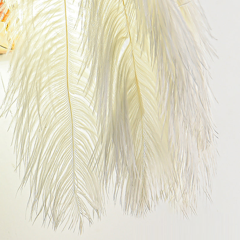 Feather Geometric Wall Light Sconce Modern 1 Light Wall Mounted Lamp