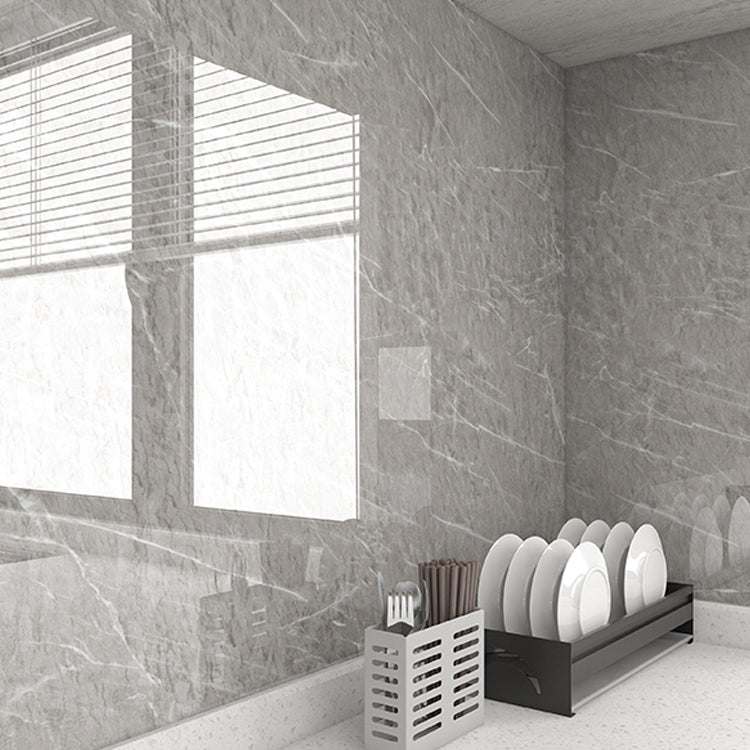 Modern Wallpaper PVC Rectangular Peel & Stick Backsplash Tile