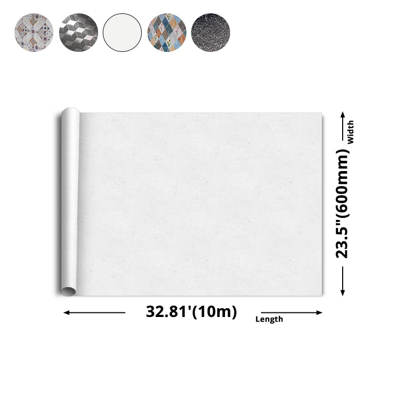 Modern Peel and Stick Backsplash Tile PVC Wallpaper for Floor and Wall