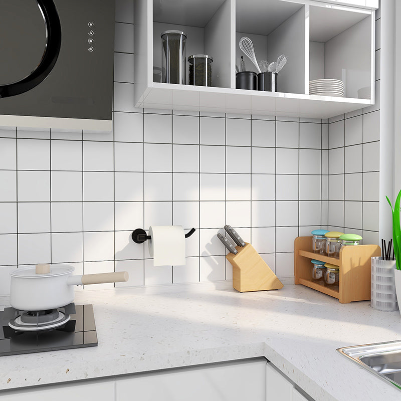 Modern Peel and Stick Backsplash PVC Mosaic Tile Wallpaper for Backsplash Wall