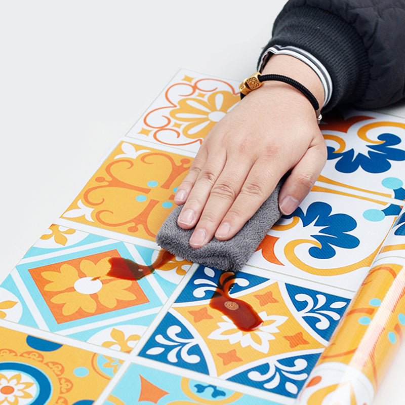 Modern Peel and Stick Backsplash PVC Mosaic Tile Wallpaper for Backsplash Wall