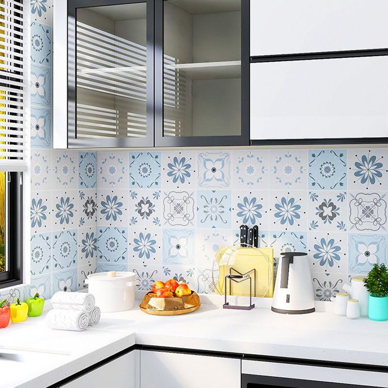 Modern Peel and Stick Backsplash PVC Mosaic Tile Wallpaper for Backsplash Wall