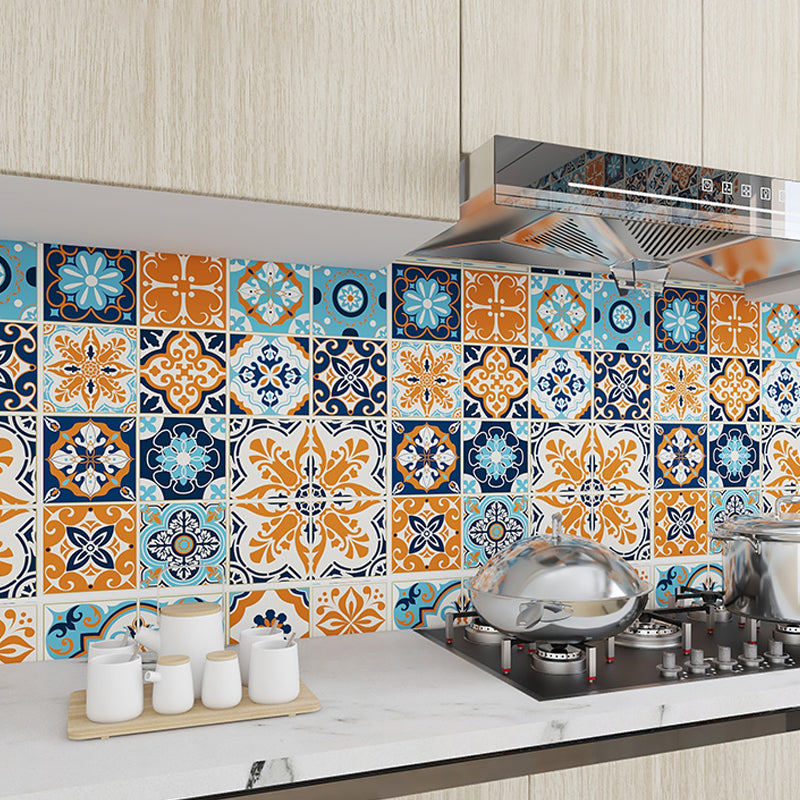 Modern Peel and Stick Backsplash PVC Mosaic Tile Wallpaper for Backsplash Wall