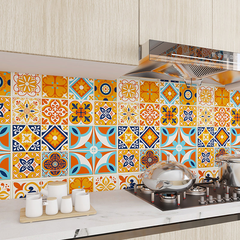 Modern Peel and Stick Backsplash PVC Mosaic Tile Wallpaper for Backsplash Wall