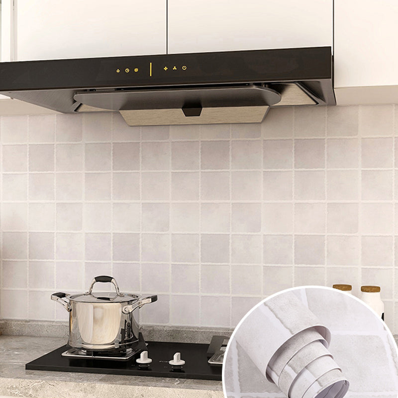 Modern Peel and Stick Backsplash PVC Mosaic Tile Field Tile for Kitchen