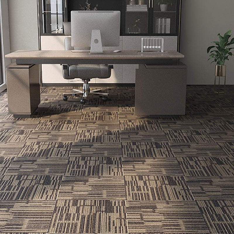 Modern Carpet Tiles Level Loop Glue Down Fade Resistant Carpet Tile