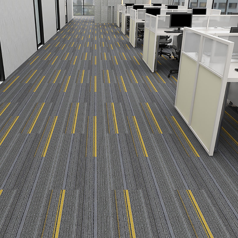 Modern Carpet Tiles Level Loop Glue Down Fade Resistant Carpet Tile