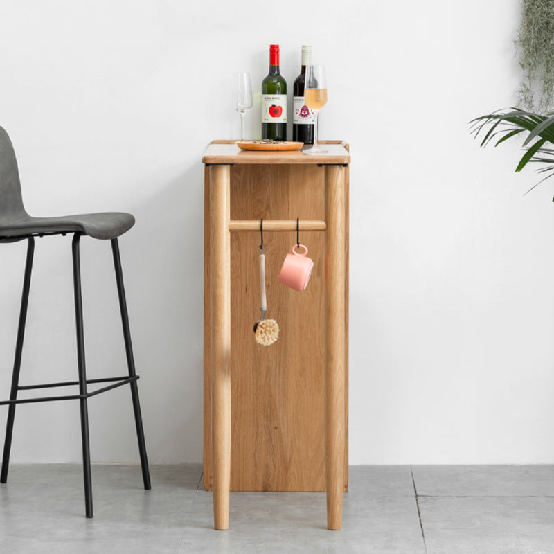 Modern Dining Table Solid Wood Dining Table for Dining Room with Storage