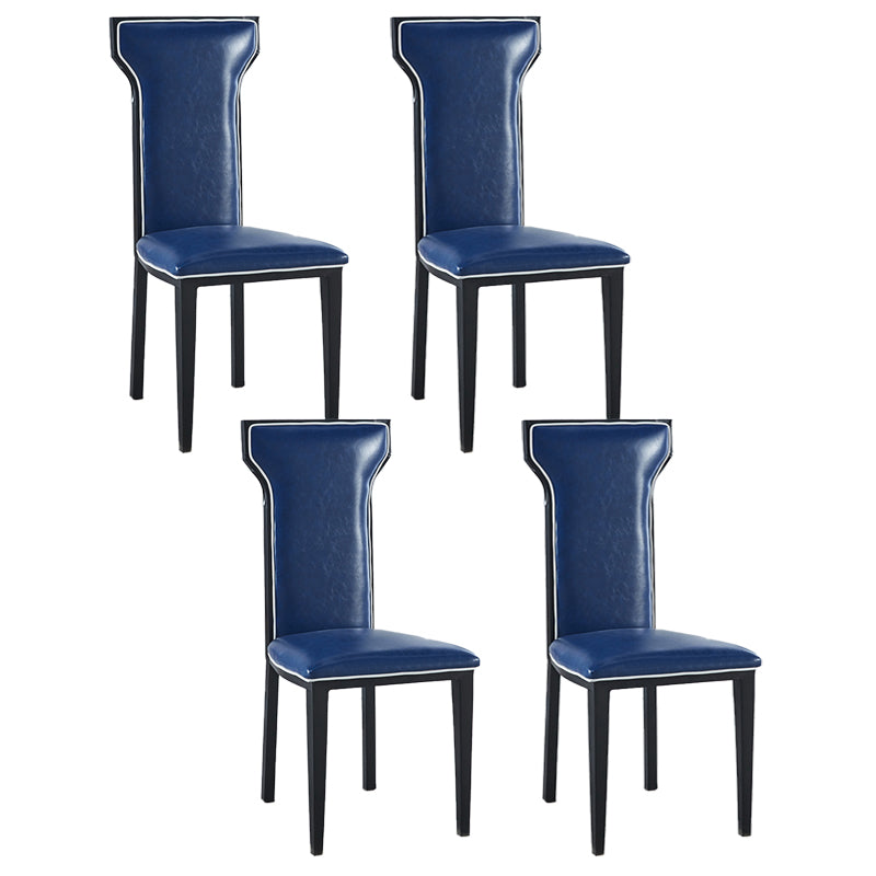 Contemporary Style Side Chair Metal Dining Room Chair for Kitchen