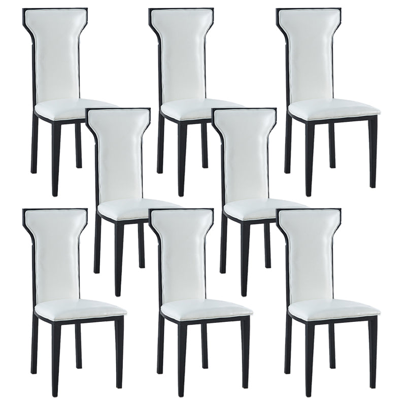 Contemporary Style Side Chair Metal Dining Room Chair for Kitchen