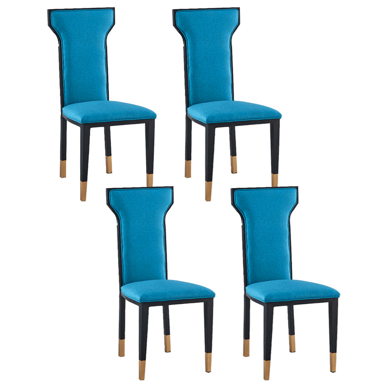 Contemporary Style Side Chair Metal Dining Room Chair for Kitchen