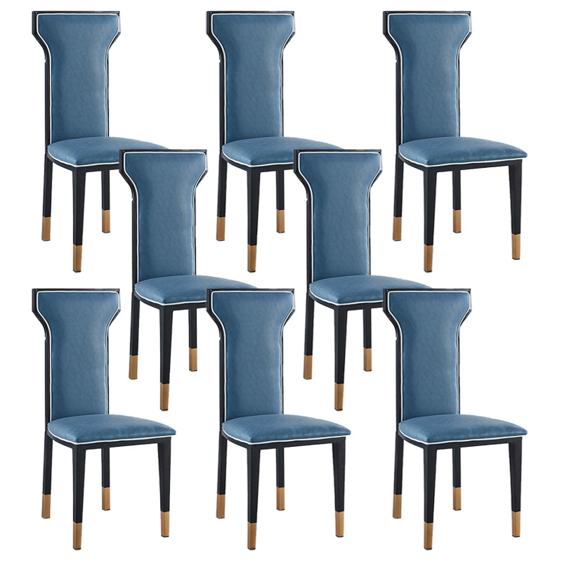 Contemporary Style Side Chair Metal Dining Room Chair for Kitchen