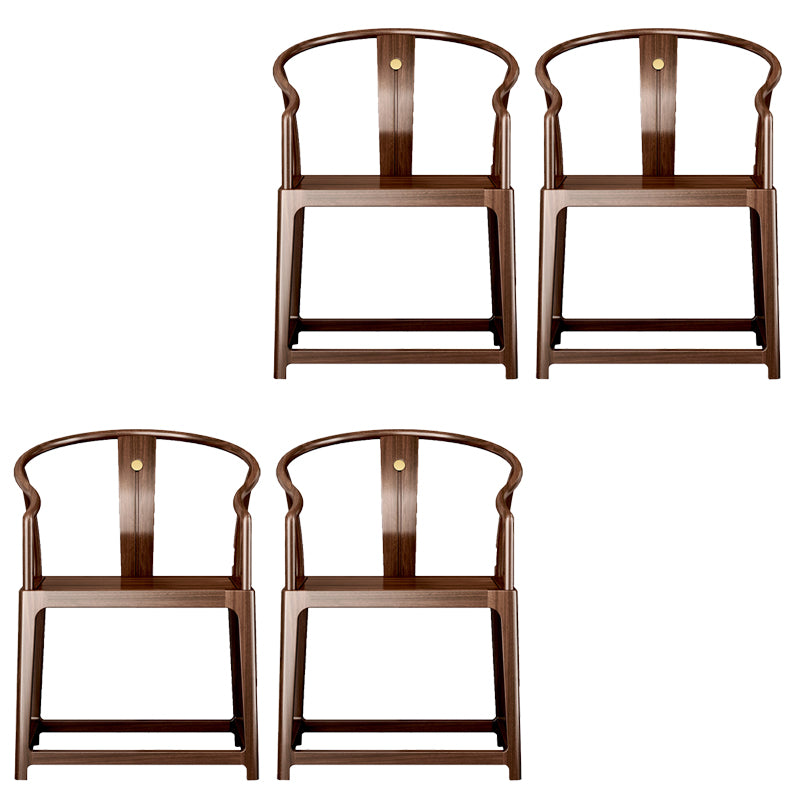 Traditional Style Dining Arm Chair Solid Wood Arm Chair for Home