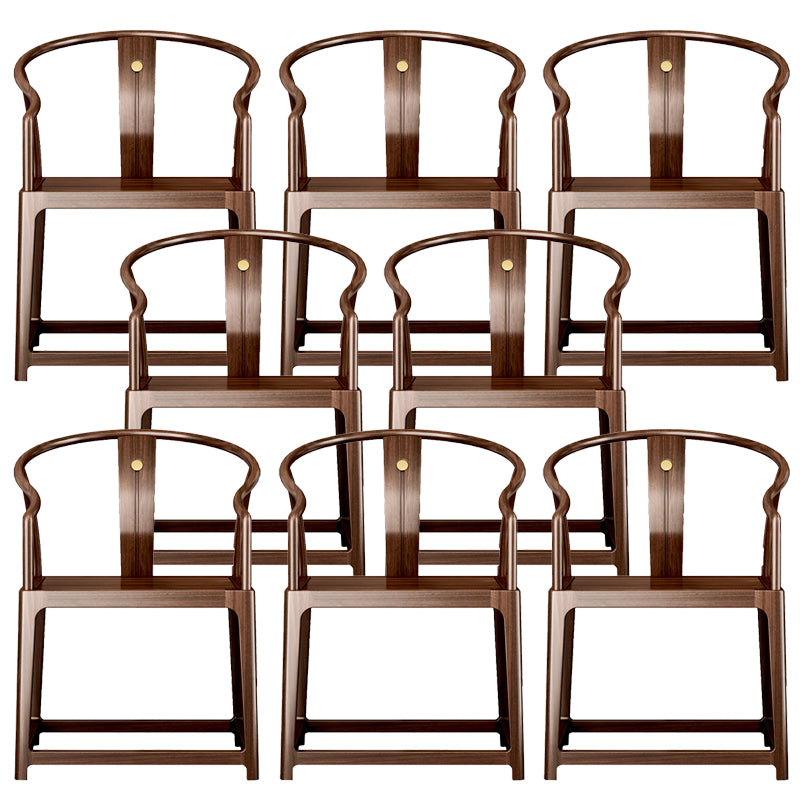 Traditional Style Dining Arm Chair Solid Wood Arm Chair for Home