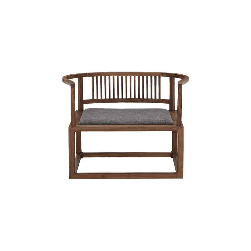 Traditional Style Dining Chair Solid Wood Arm Chair for Home