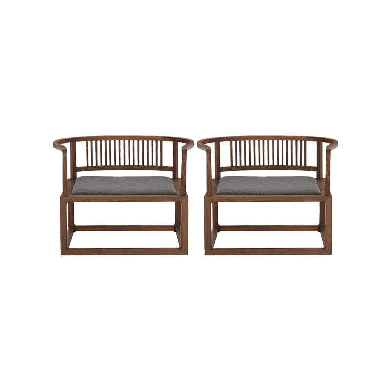 Traditional Style Dining Chair Solid Wood Arm Chair for Home