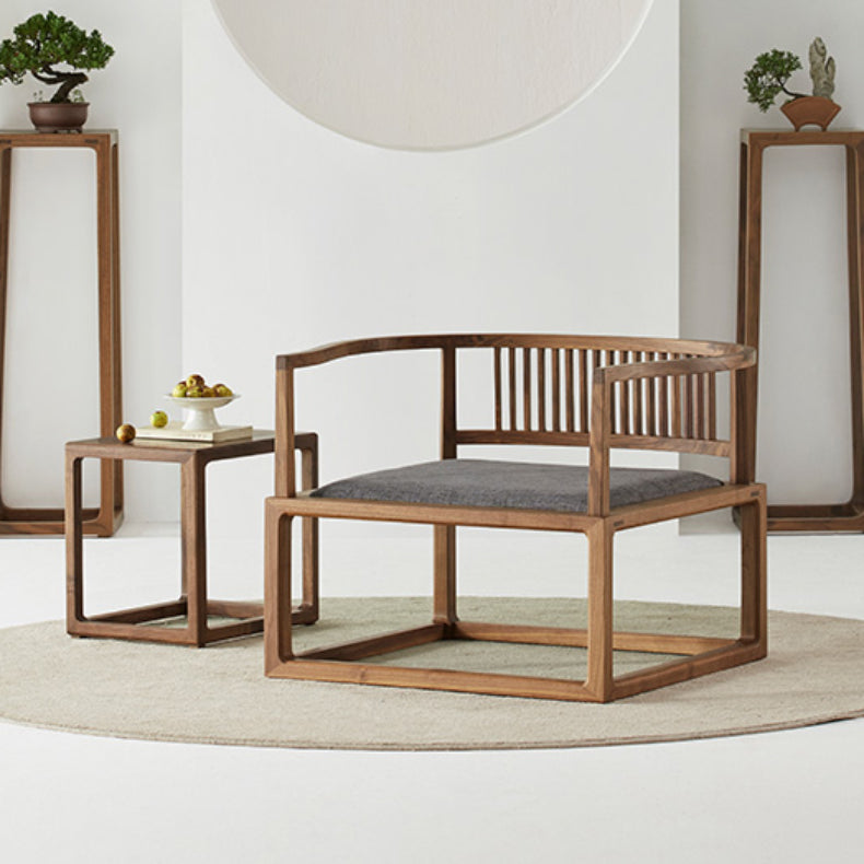 Traditional Style Dining Chair Solid Wood Arm Chair for Home